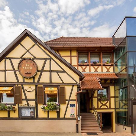 Au Soleil Hotell Wettolsheim Exteriör bild