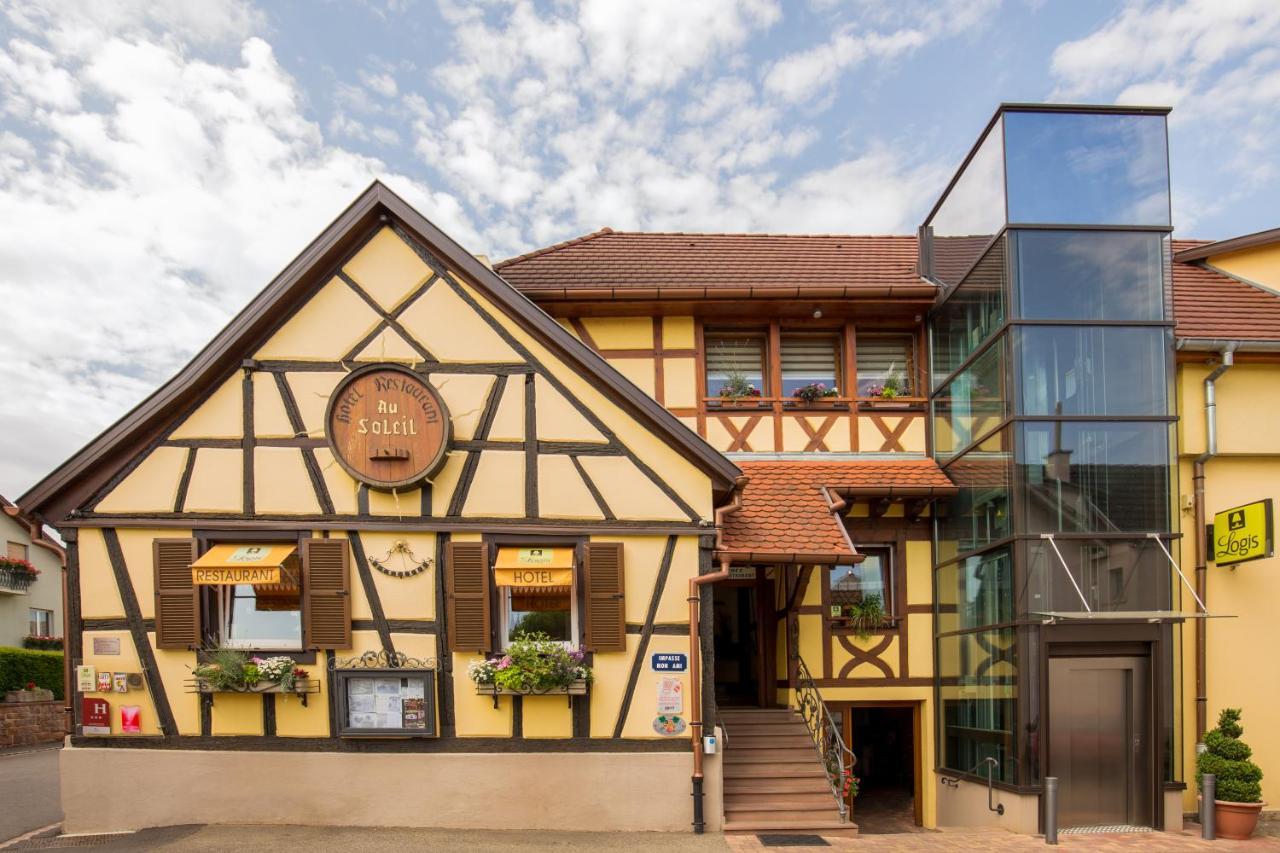 Au Soleil Hotell Wettolsheim Exteriör bild