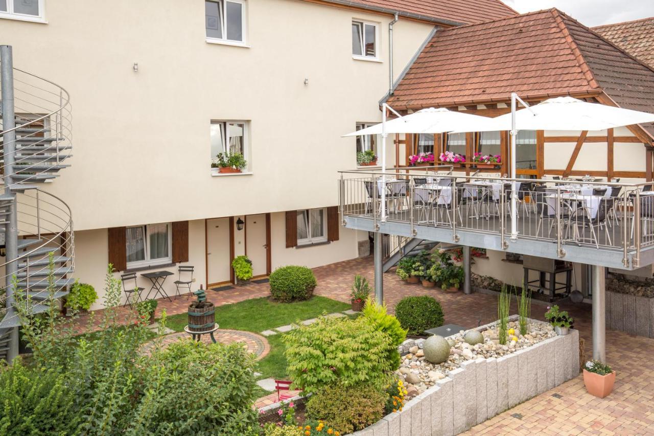 Au Soleil Hotell Wettolsheim Exteriör bild